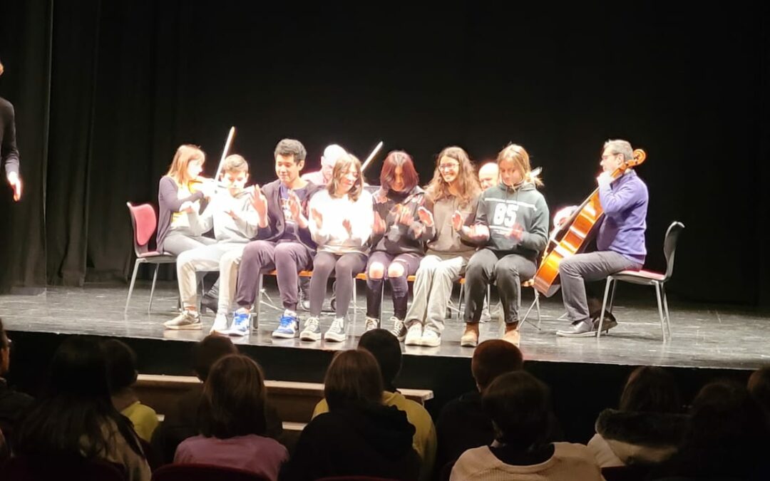 L’ALUMNAT DE 2n D’ESO DEL COR DE MARIA “VAN A CONCERT”