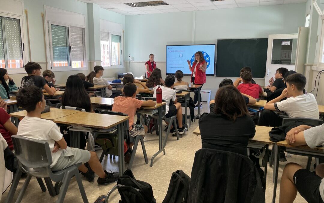 TALLER DE VIH AL COR DE MARIA PER A L’ALUMNAT DE 3r ESO  