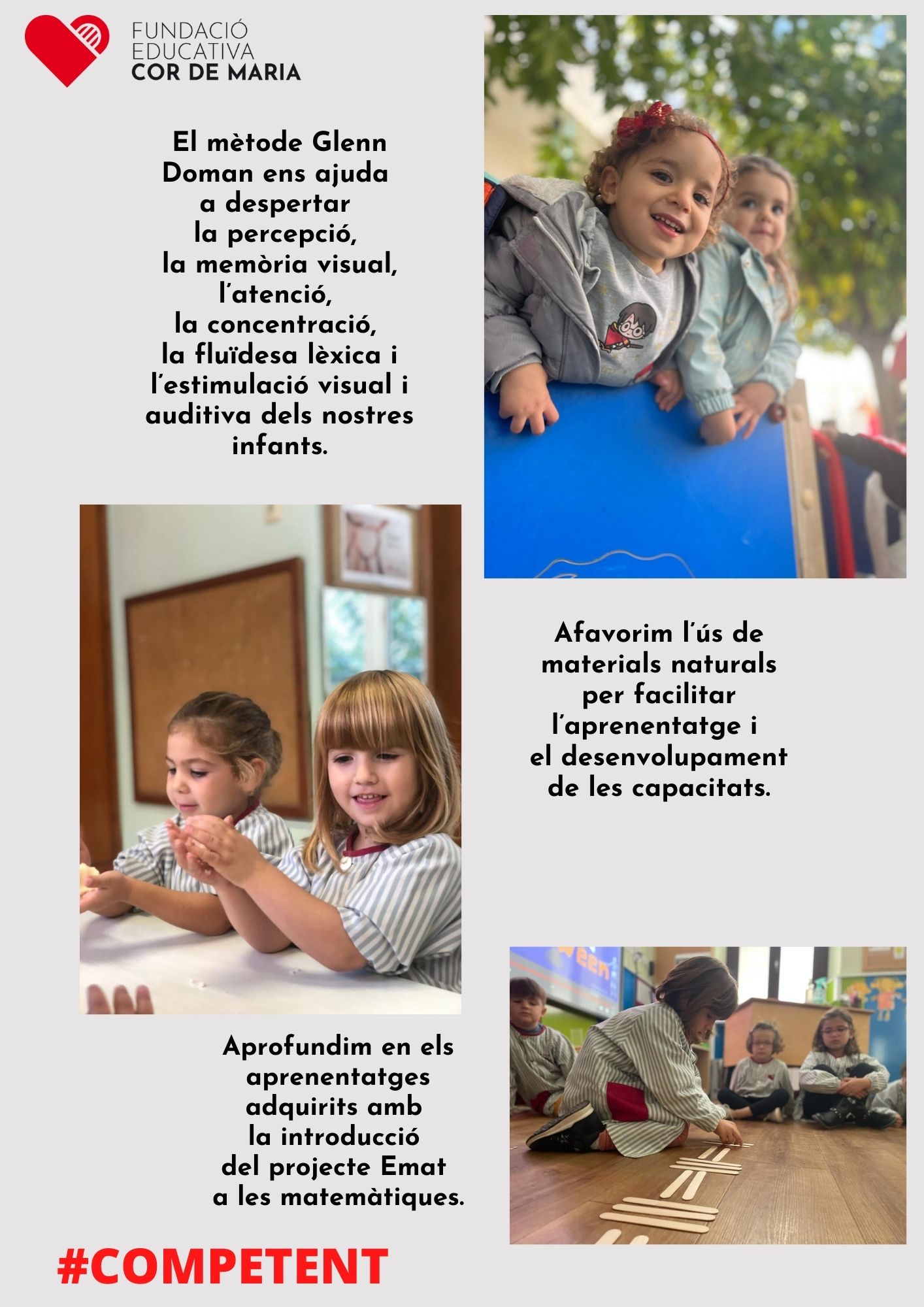 Educació infantil a l'escola Cor de Maria Valls